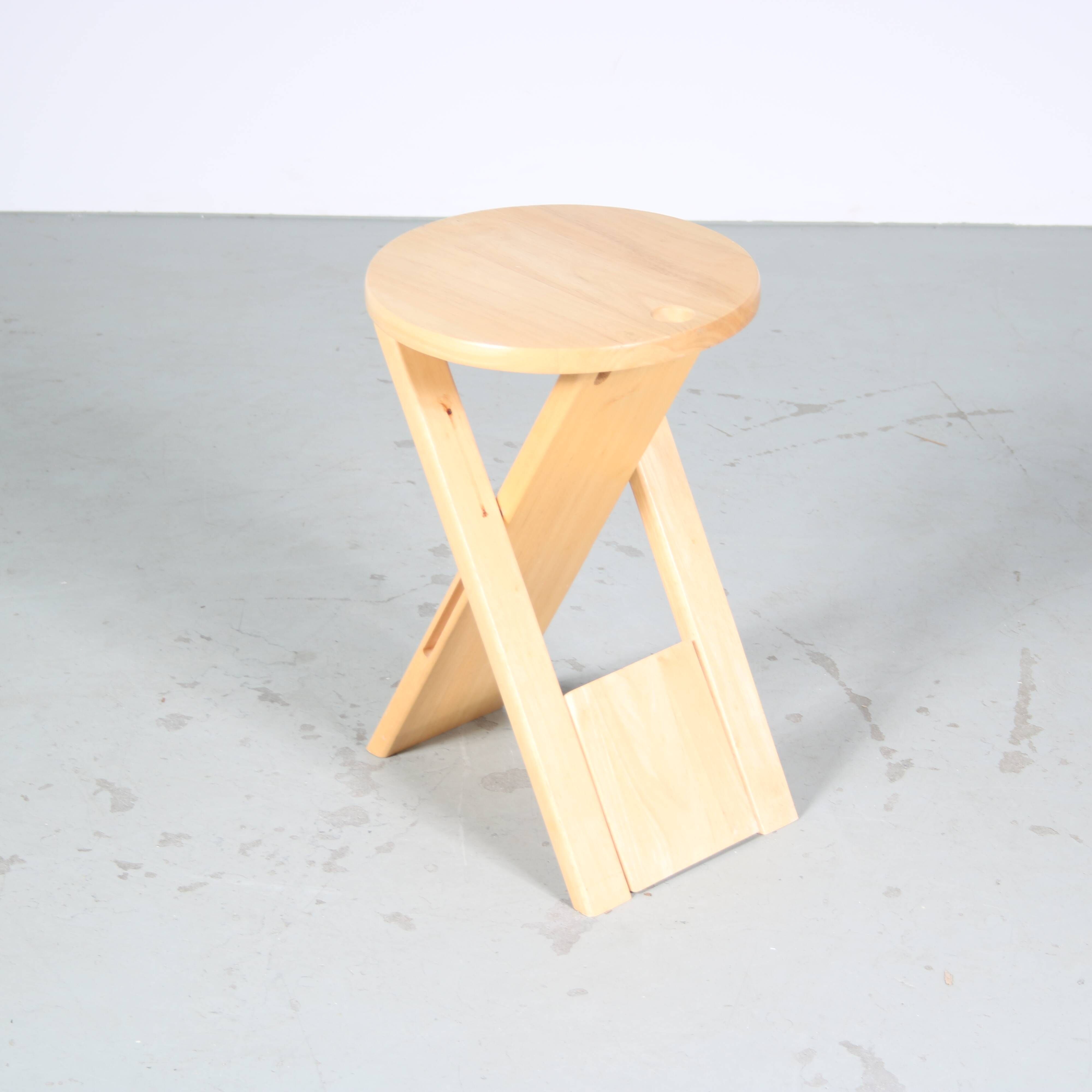 1970s “Suzy” Stool by Adrian Reed for Princes Design Works Ltd., UK