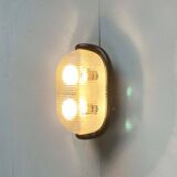 Wall Lamp Walnut Space Age Style Italian Modern Mid-Century by Achille Castiglioni for Flos, 1970s