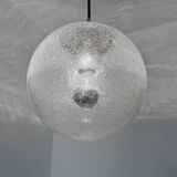 Bubble glass pendant light from the 70s