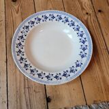 Large Bluets soup plate from Moulin des Loups and Hamage