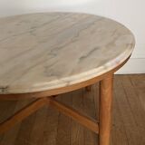 Table basse marbre rosé vintage