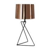 Lampe à poser design industriel, Cuivre et Métal