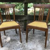 Lot de 2 chaises luceta fabriquées par les usines stella