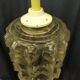 Globe molded glass offal 14 cm old vintage