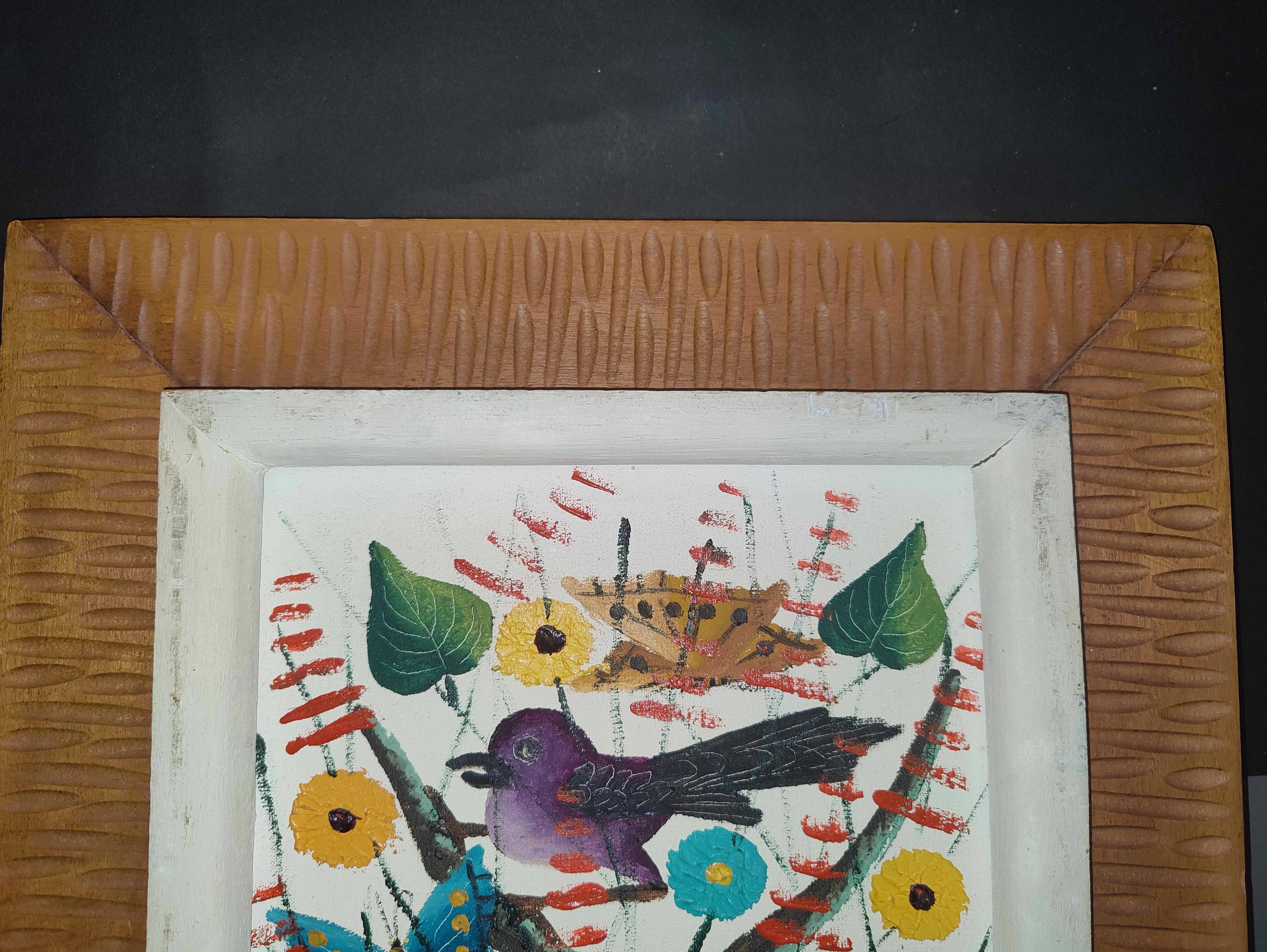 Tableau Oiseaux du peintre Decourcelle Gourgue
