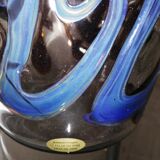 Decorated blown glass champagne bucket