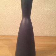 Vintage Scandinavian style blue ceramic vase