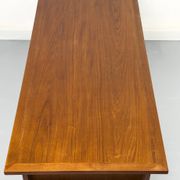 Mid-century teak desk by Svend Åge Madsen for Sigurd Hansen, 1960s.