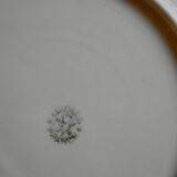 Series of 4 plates porcelain dessert from Limoges