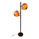 Herda floor lamp - mushroom floor lamp - mid-century brown