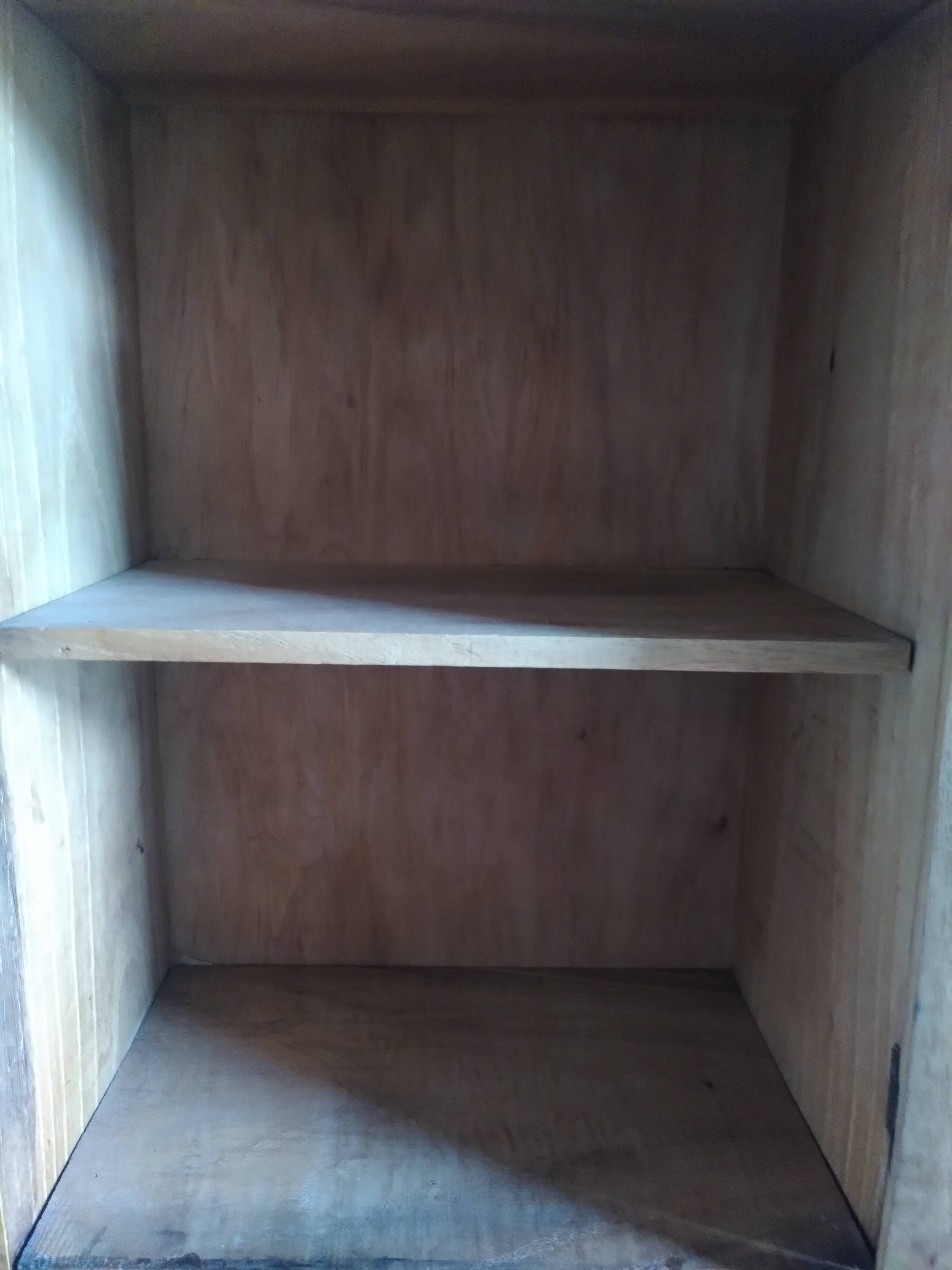 Medicine cabinet with beveled mirror