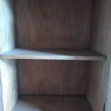 Medicine cabinet with beveled mirror