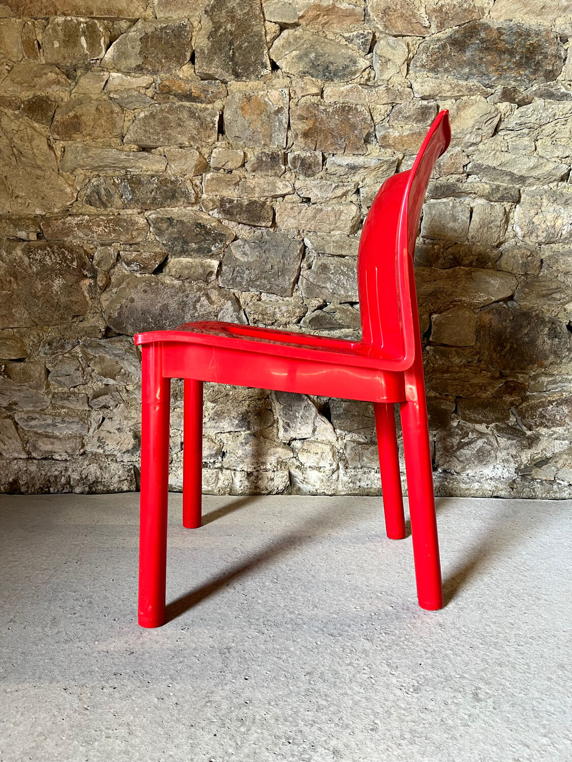 Pair of 4870 chairs by Anna Castelli Ferrieri for Kartell