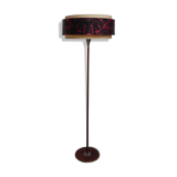 Floor lamp with round shade