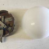 Ceiling light or globe wall lamp opaline diameter 20 cm - mid 20th century