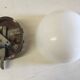 Ceiling light or globe wall lamp opaline diameter 20 cm - mid 20th century