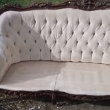 Banquette 3 places style Baroque Rococo