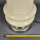 Murano glass table lamp by Nason, Birillo metal, Space Age design 1970.