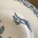 Luneville Tulips ironstone soup plates