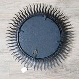 Metal sun mirror 24x24cm