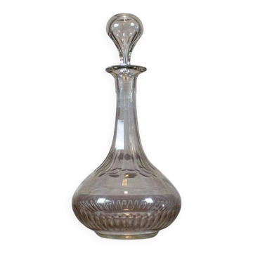 Carafe à liqueur en cristal décoratif, années 1930