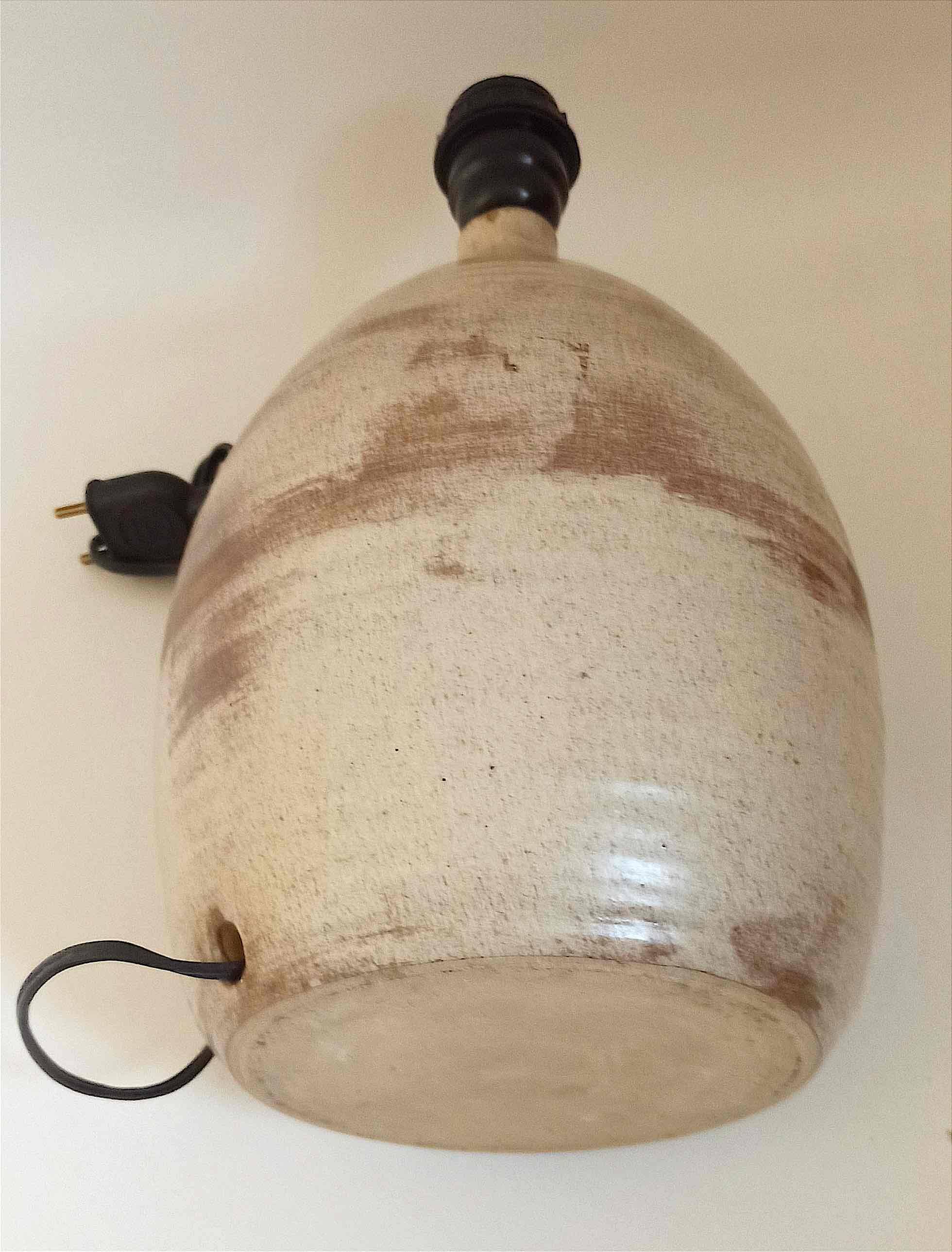 Daris ceramic lamp 1970s Height 51.5 cm