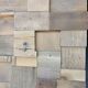 Decorative wall panel in solid oak