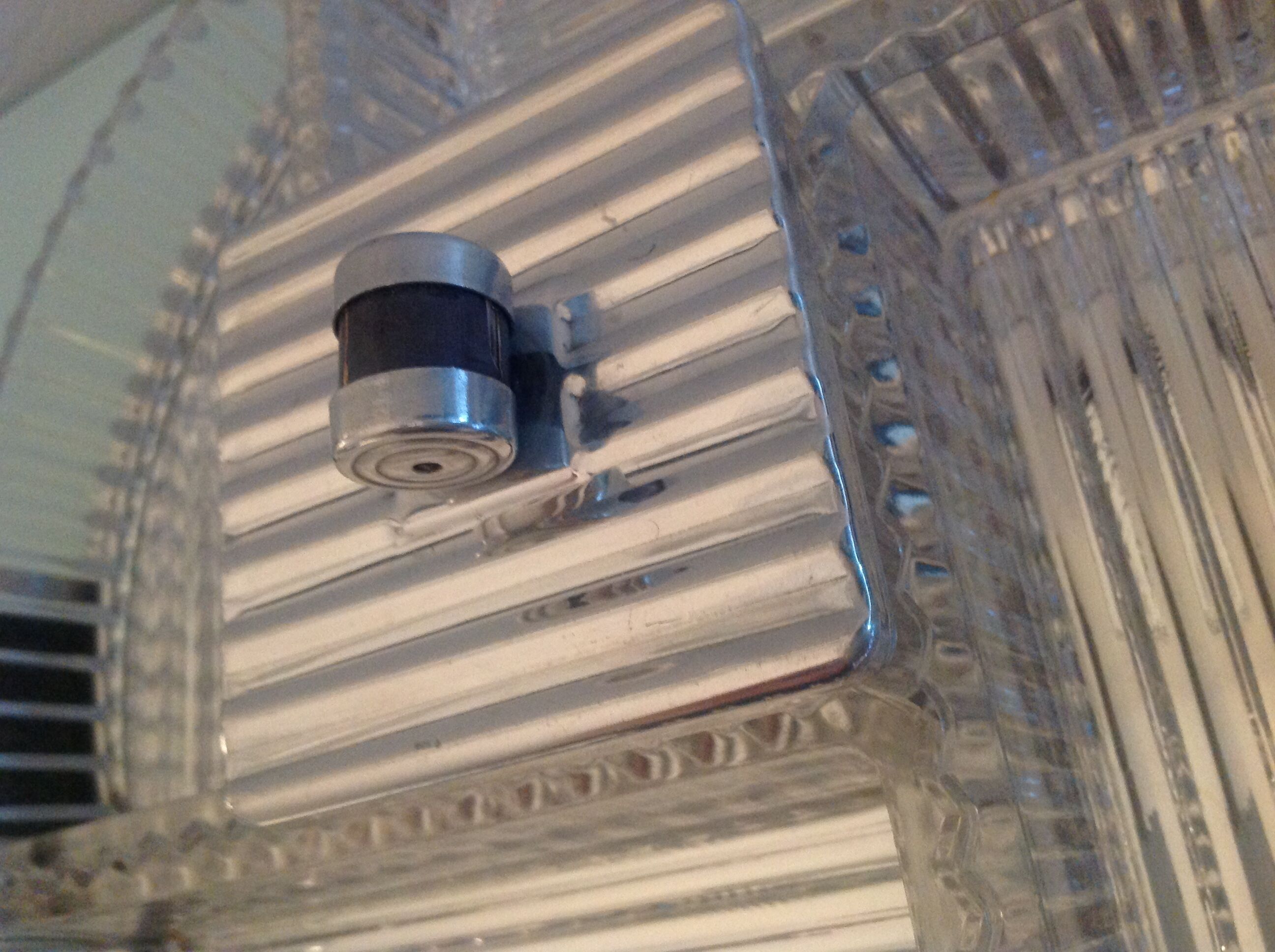 Servant mirror tray by Durinox Oxydor art deco style / 30s-40s