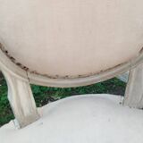 Antique armchair in Louis XVI style from the late 19th century.