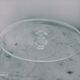Glass footed dish