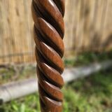 Vintage twisted turned wood column