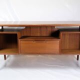 Desk Model 75 Made In Teak By Omann Junior Møbelfabrik From 1960s