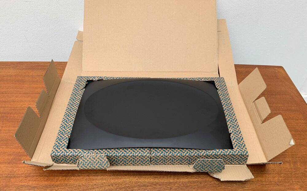 Postmodern Italian Voilà Voilà metal bowl by Philippe Starck for Alessi, 1980s.