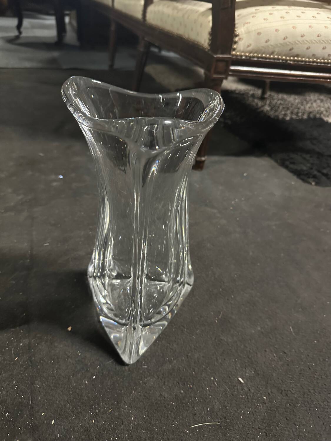 Daum crystal vase