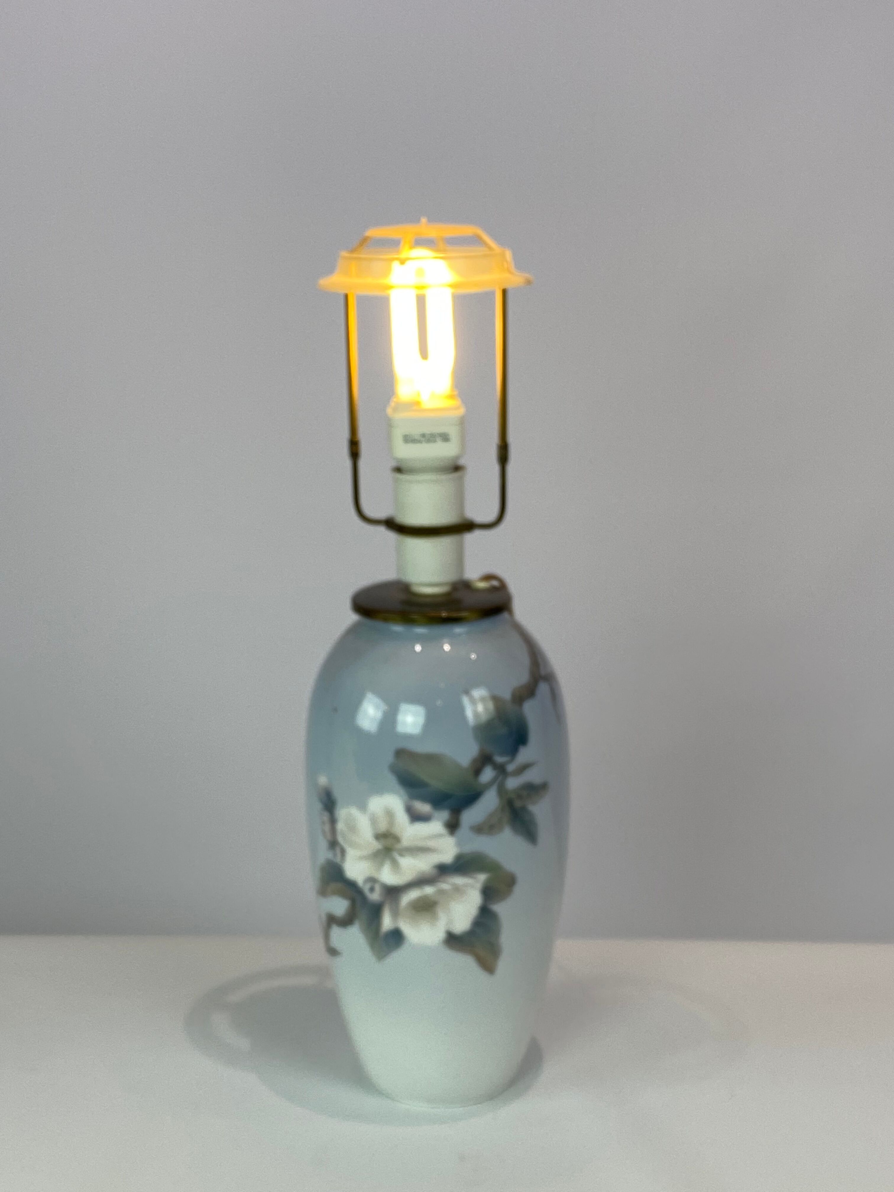 Royal Copenhagen porcelain lamp