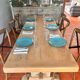 Large farmhouse table from Tonge in restored solid oak – 220 cm