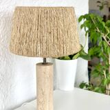 Travertine lamp
