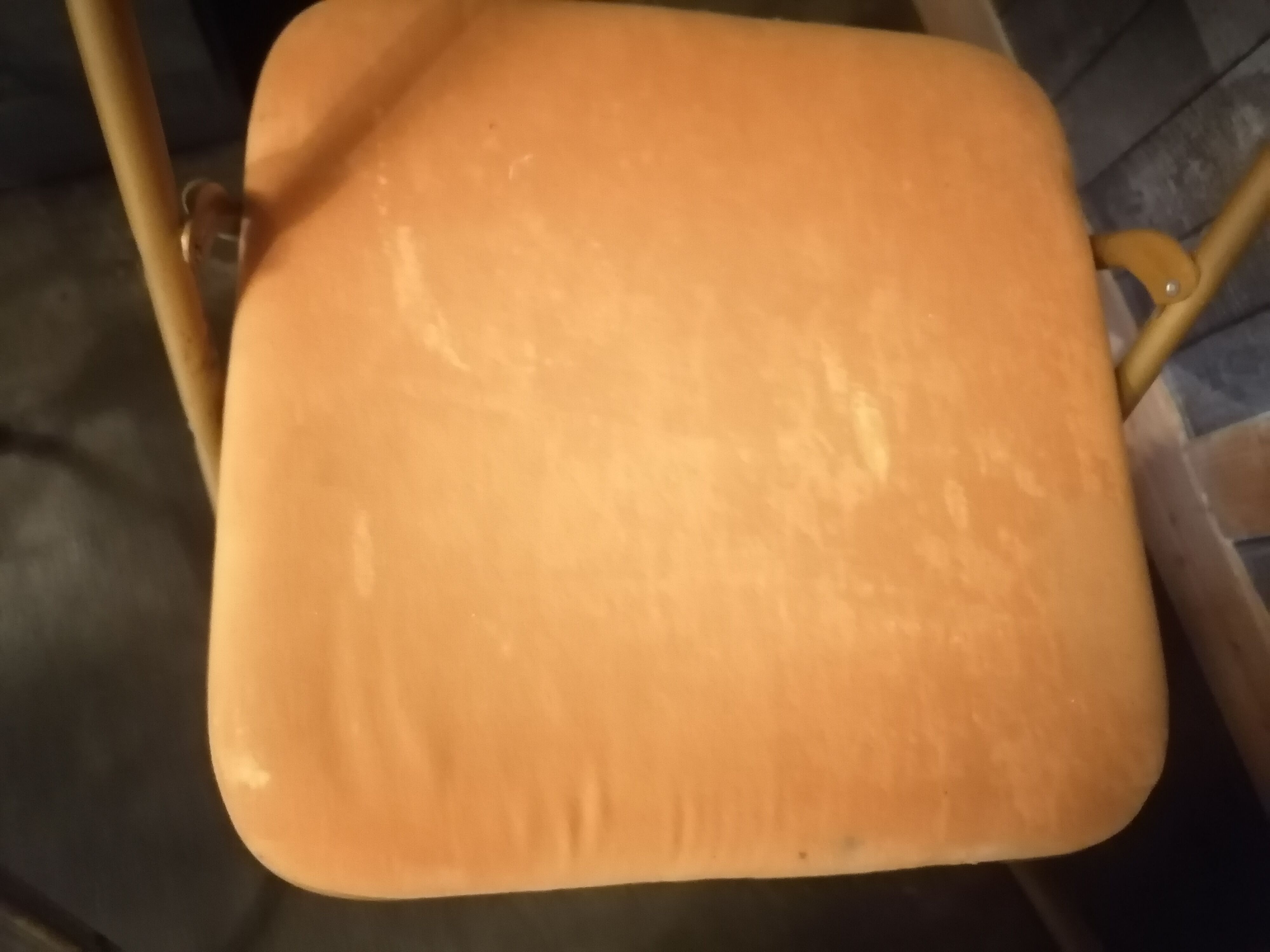 Lot 3 stained lafuma folding chairs