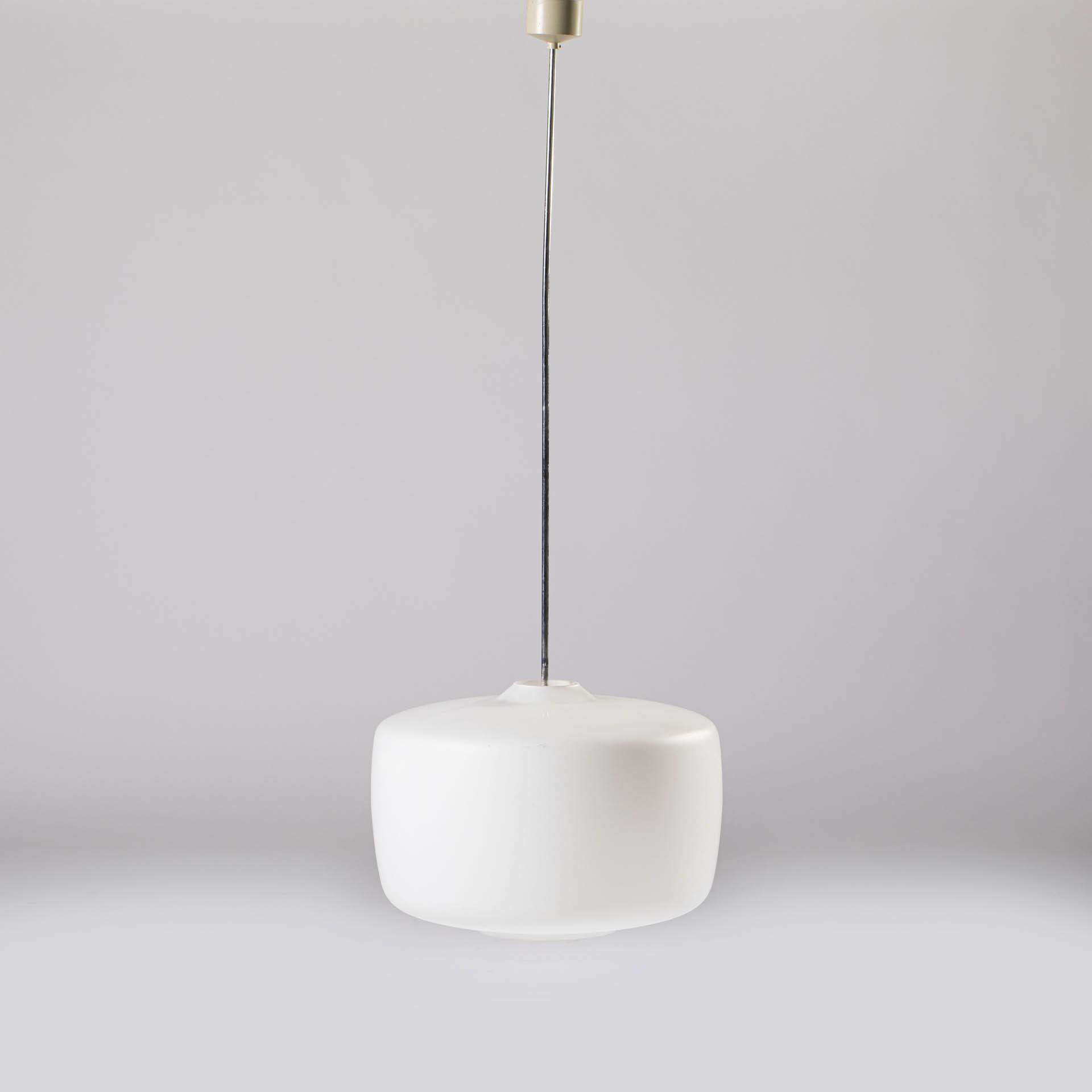 Rare grande et lourde lampe suspendue de Valasske Mezirici, Tchécoslovaquie