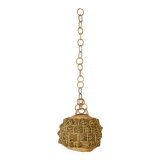 Vintage rope and wicker pendant light