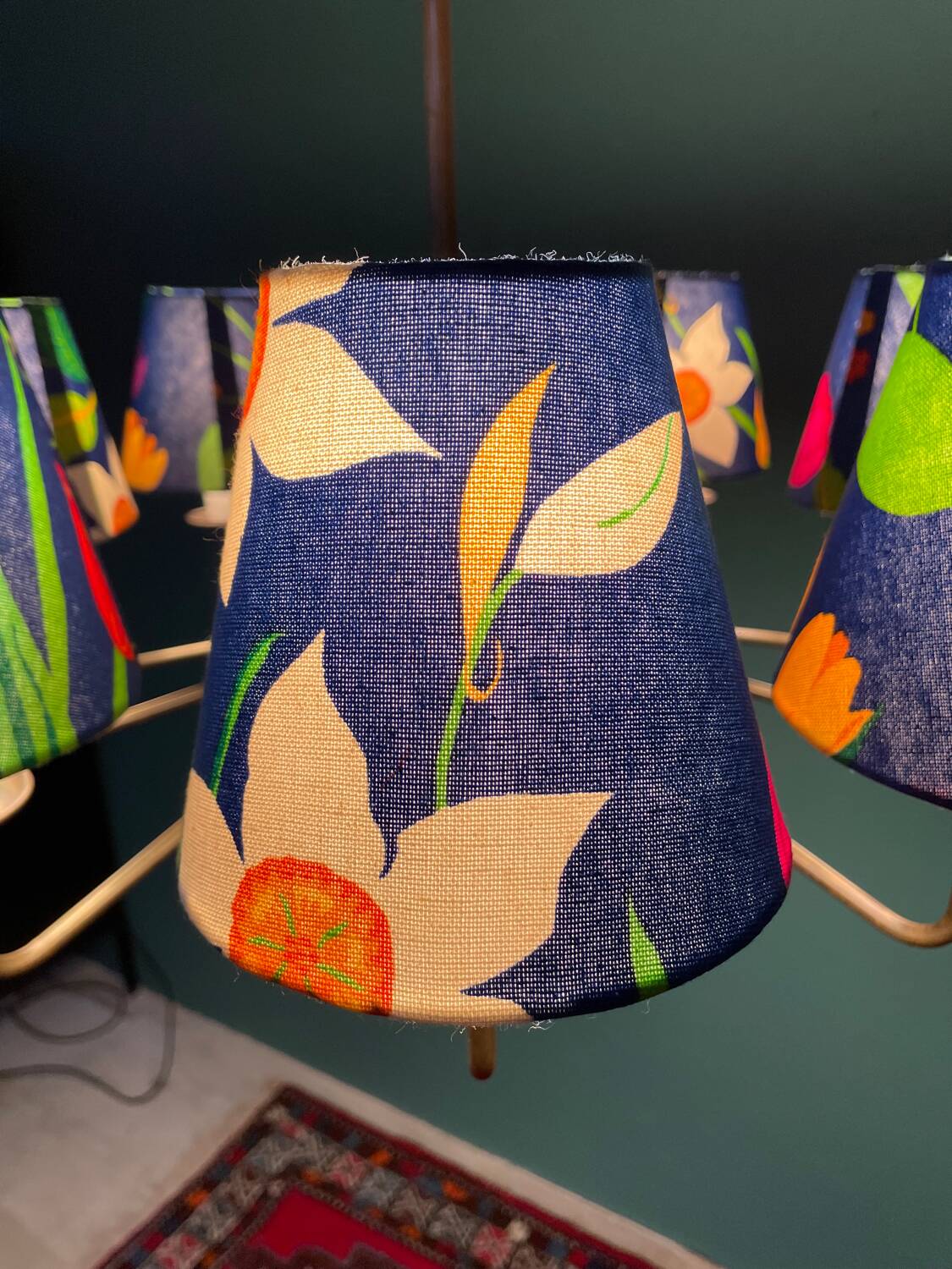 A very rare mid-century chandelier designed by Danish architect T. H. Valentiner
