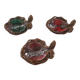 3 Vallauris cups