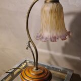 Brass tulip lamp