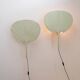 Pair of wall sconces Uchiwa III by Ingo Maurer for M Design, 1970s
