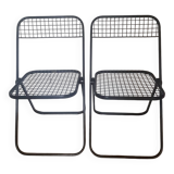Set of 2 Talin folding chairs
