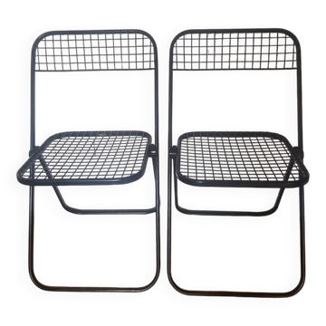 Set of 2 Talin folding chairs