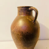Impressive terracotta pitcher from the 19th century, entirely handmade.