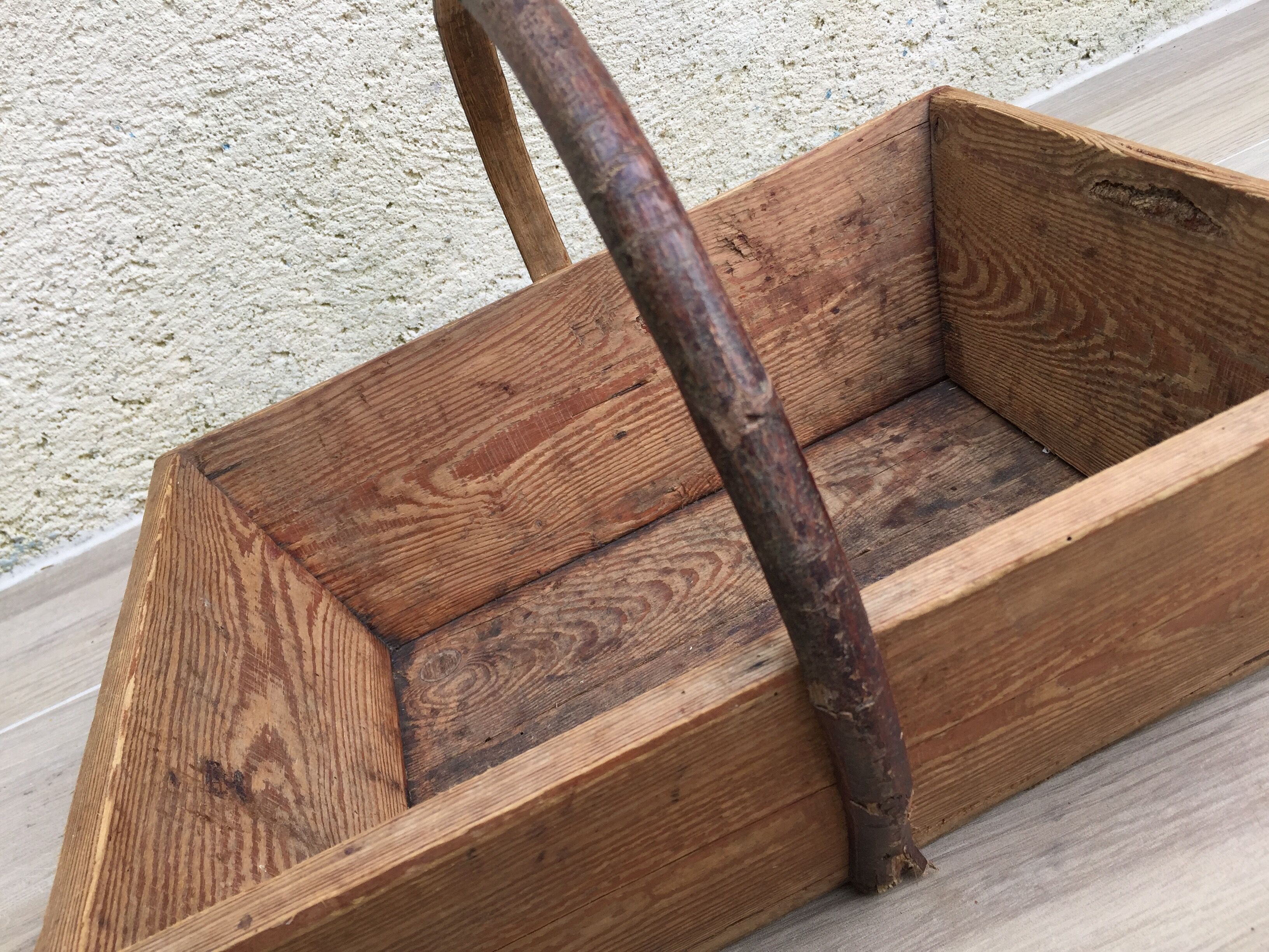 Vintage gardener's basket