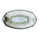 Openwork earthenware basket