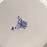 Plates earthen of Gien model Rooster and peony